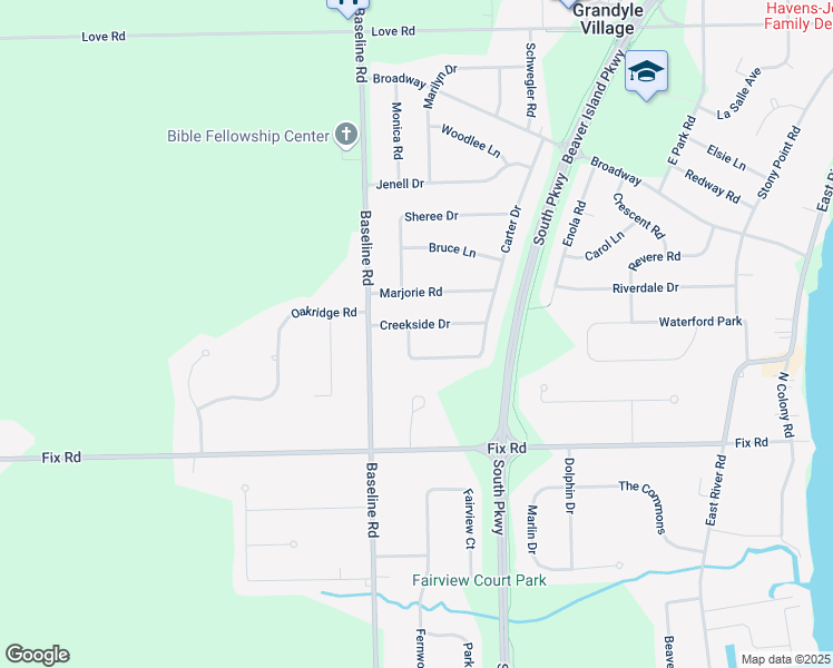 map of restaurants, bars, coffee shops, grocery stores, and more near 833 Carter Creek Drive in Grand Island