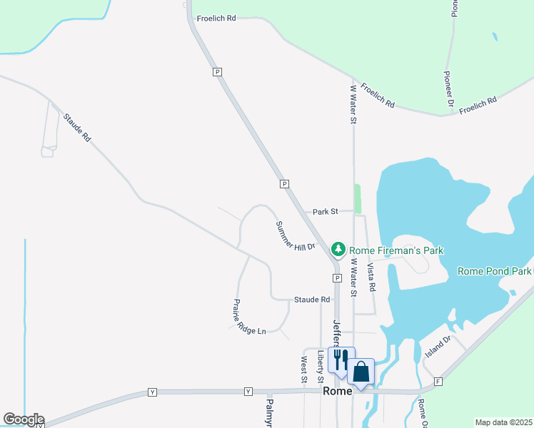 W1989 Summer Hill Drive, Helenville WI Walk Score