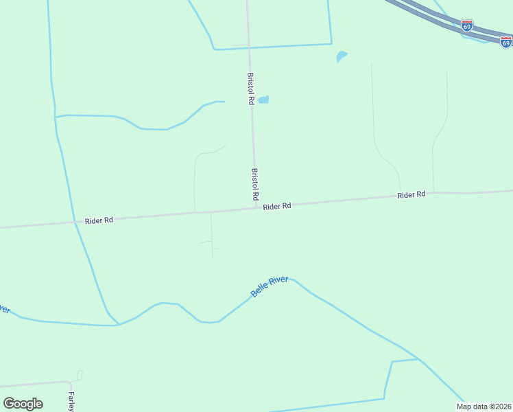 map of restaurants, bars, coffee shops, grocery stores, and more near 2998 Bristol Road in Imlay City