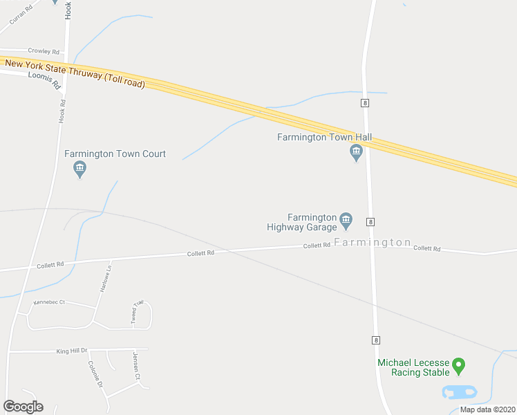 map of restaurants, bars, coffee shops, grocery stores, and more near 5648-5696 Collett Road in Shortsville