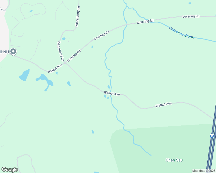 map of restaurants, bars, coffee shops, grocery stores, and more near 105 Walnut Avenue in North Hampton