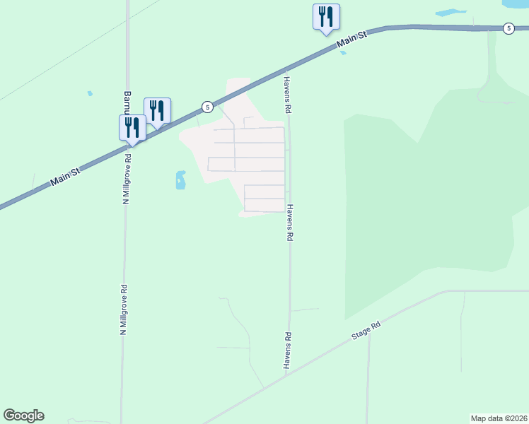 map of restaurants, bars, coffee shops, grocery stores, and more near 222 Dogwood Street in Akron
