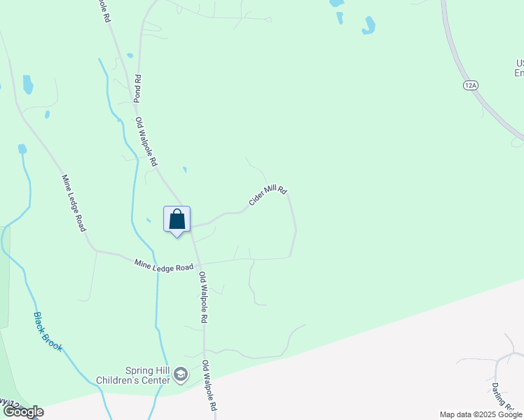 map of restaurants, bars, coffee shops, grocery stores, and more near 97 Cider Mill Road in Surry