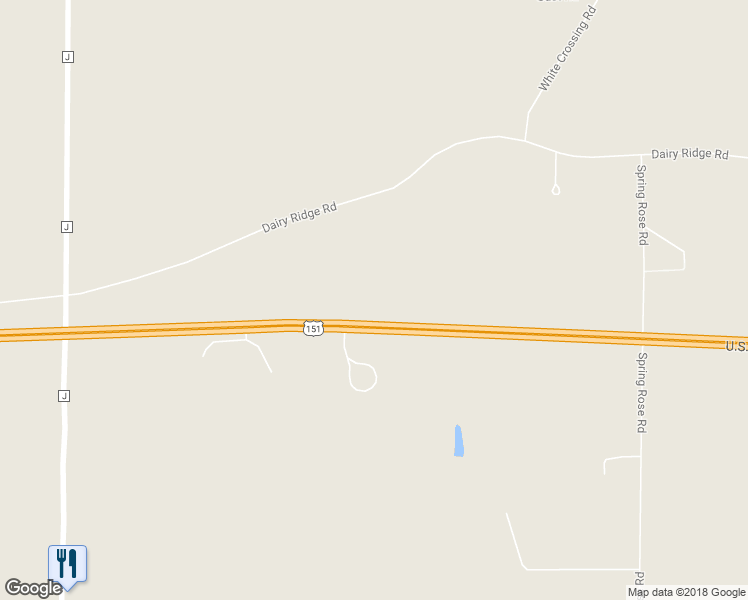 map of restaurants, bars, coffee shops, grocery stores, and more near 8096 U.S. 18 in Verona