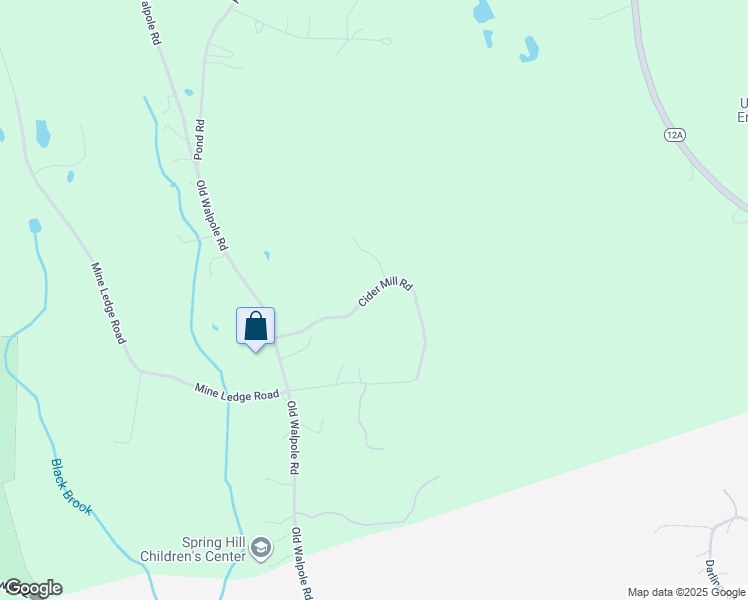 map of restaurants, bars, coffee shops, grocery stores, and more near 97 Cider Mill Road in Surry