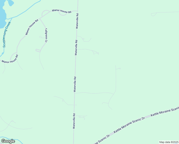 map of restaurants, bars, coffee shops, grocery stores, and more near W349S2978 Waterville Road in Oconomowoc