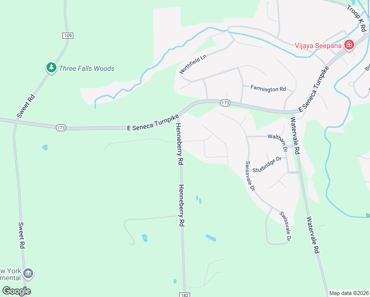 map of restaurants, bars, coffee shops, grocery stores, and more near 7516 Travertine Place in Manlius