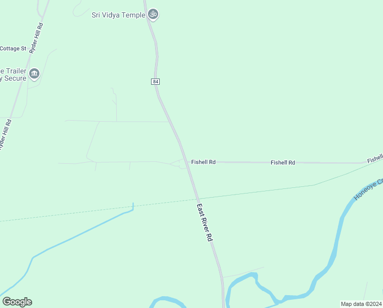 map of restaurants, bars, coffee shops, grocery stores, and more near 7174 East River Road in Rush