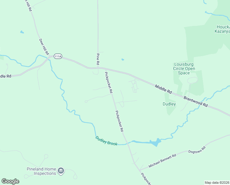 map of restaurants, bars, coffee shops, grocery stores, and more near 257 Pickpocket Road in Brentwood