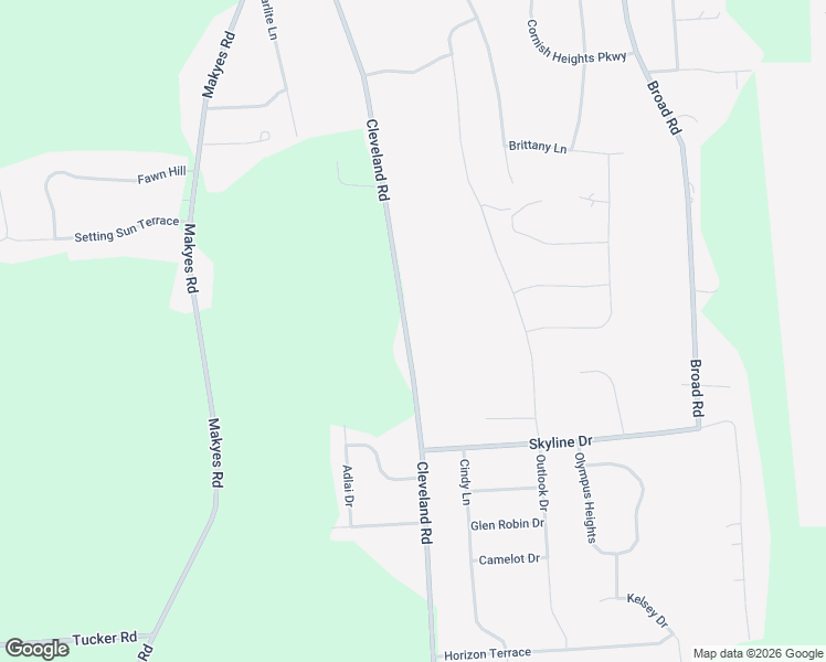 map of restaurants, bars, coffee shops, grocery stores, and more near 4504 Cleveland Road in Syracuse