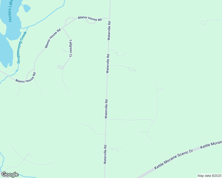 map of restaurants, bars, coffee shops, grocery stores, and more near W349S2978 Waterville Road in Oconomowoc