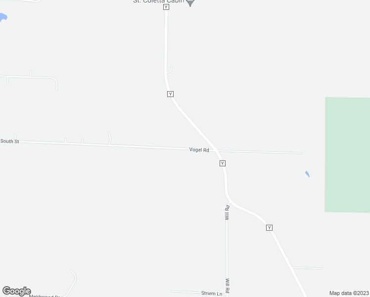 map of restaurants, bars, coffee shops, grocery stores, and more near Vogel Road in Jefferson