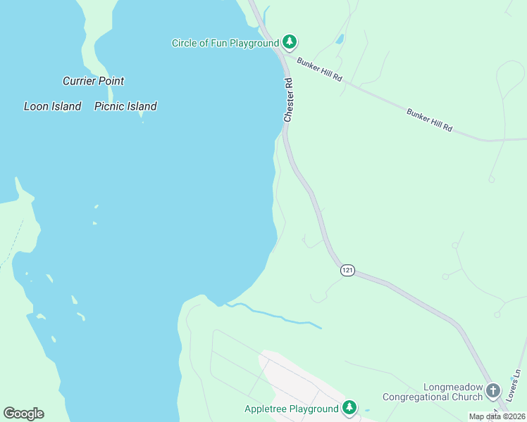 map of restaurants, bars, coffee shops, grocery stores, and more near 55 Shore Drive in Auburn