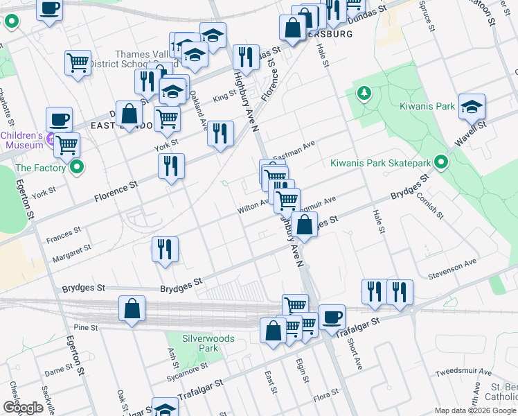 1283 Wilton Avenue, London ON - Walk Score
