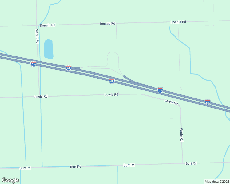 map of restaurants, bars, coffee shops, grocery stores, and more near 15775 Lewis Road in Capac