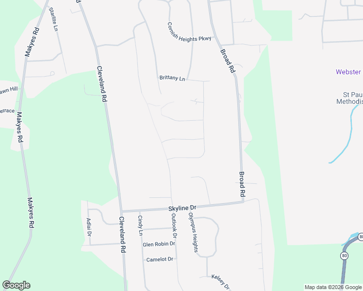 map of restaurants, bars, coffee shops, grocery stores, and more near 5007 Shaw Terrace in Syracuse