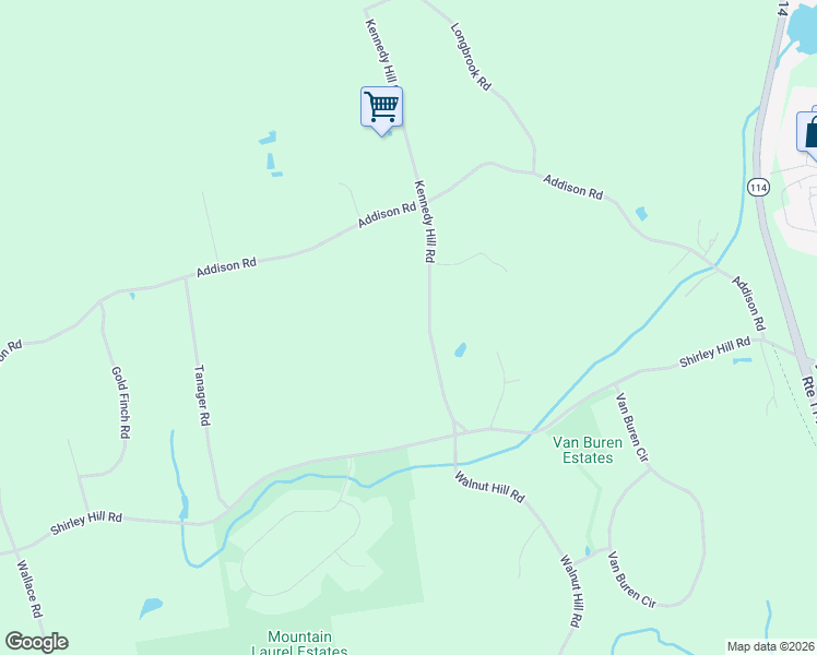 map of restaurants, bars, coffee shops, grocery stores, and more near 236 Kennedy Hill Road in Goffstown