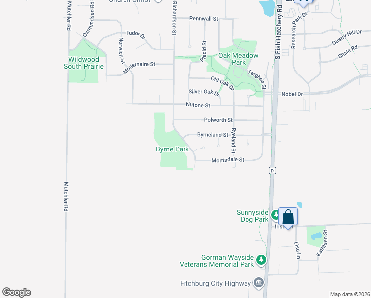 map of restaurants, bars, coffee shops, grocery stores, and more near 2523 Richardson Street in Fitchburg