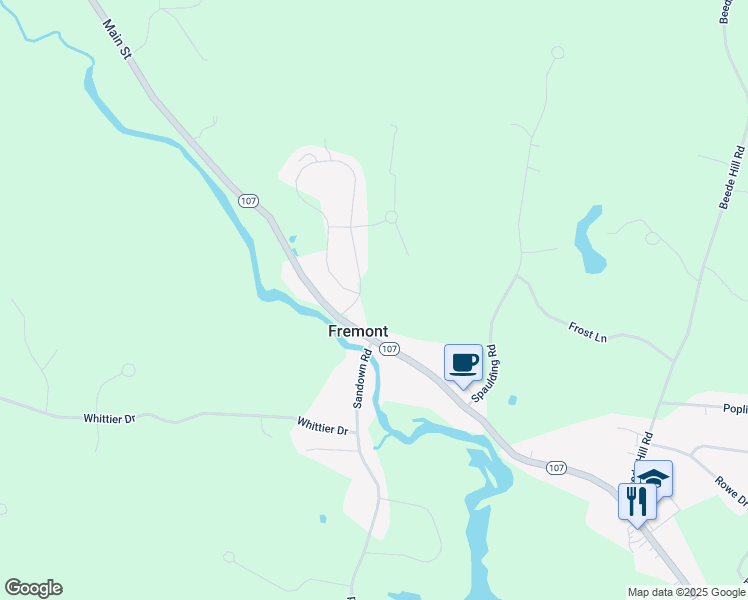 map of restaurants, bars, coffee shops, grocery stores, and more near in Fremont
