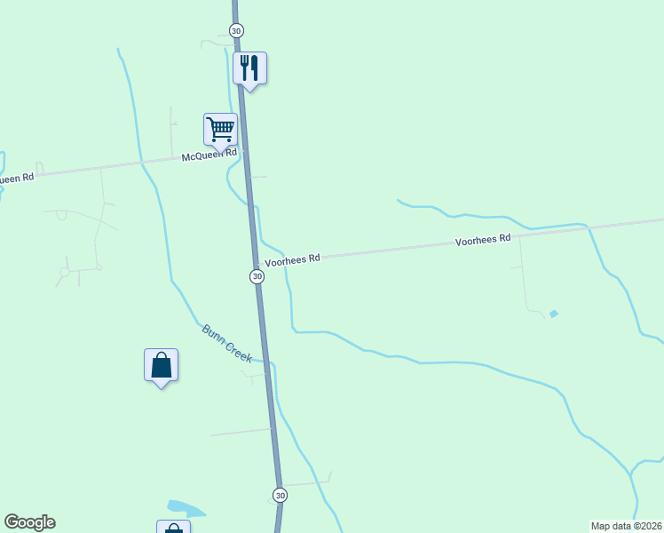 map of restaurants, bars, coffee shops, grocery stores, and more near 141 Voorhees Road in Amsterdam