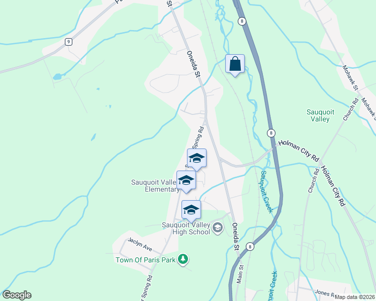 map of restaurants, bars, coffee shops, grocery stores, and more near 2685 Sulphur Spring Road in Paris