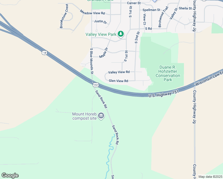 map of restaurants, bars, coffee shops, grocery stores, and more near 137 Glen View Road in Mount Horeb