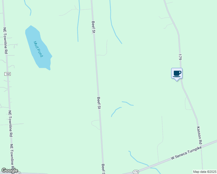 map of restaurants, bars, coffee shops, grocery stores, and more near 4584 Beef Street in Syracuse