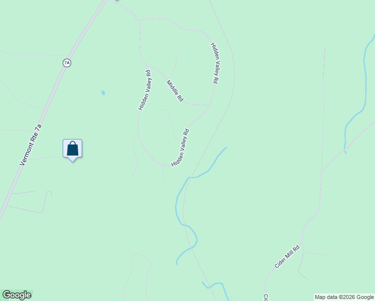 map of restaurants, bars, coffee shops, grocery stores, and more near 924 Hidden Valley Road in Shaftsbury