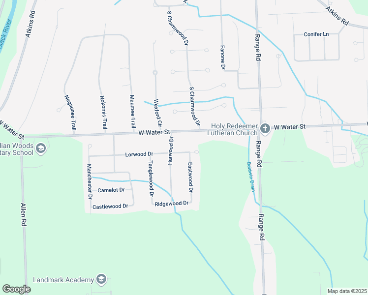 map of restaurants, bars, coffee shops, grocery stores, and more near 4669 Lorwood Drive in Smiths Creek