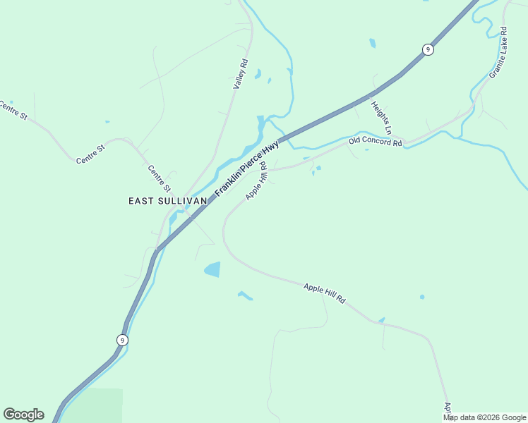 map of restaurants, bars, coffee shops, grocery stores, and more near 47 Apple Hill Road in Sullivan
