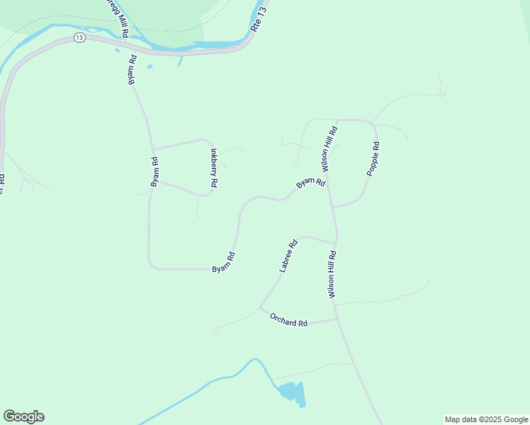 map of restaurants, bars, coffee shops, grocery stores, and more near 194 Byam Road in New Boston