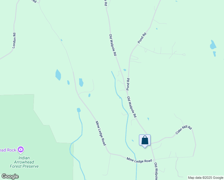 map of restaurants, bars, coffee shops, grocery stores, and more near 692 Old Walpole Road in Surry