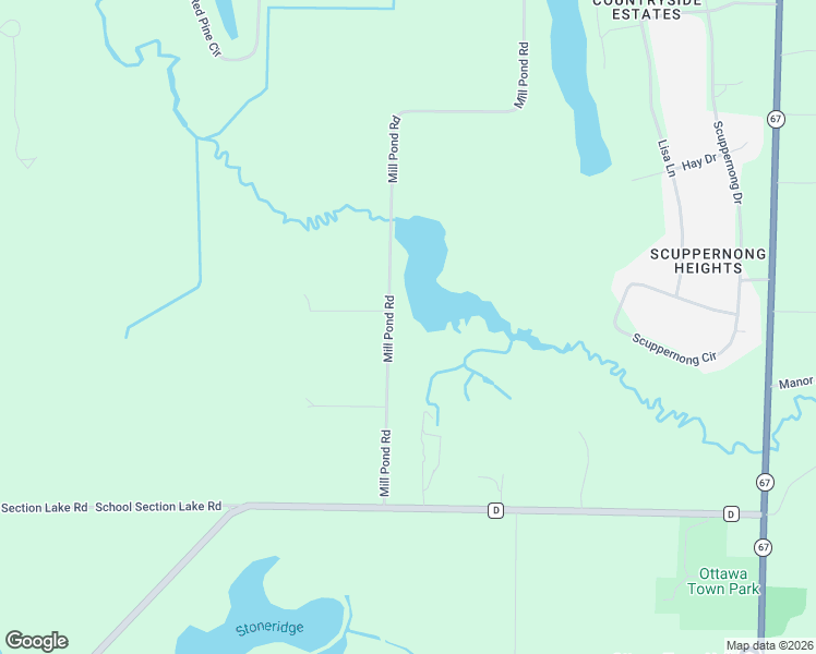 map of restaurants, bars, coffee shops, grocery stores, and more near W367S2764 Mill Pond Road in Dousman