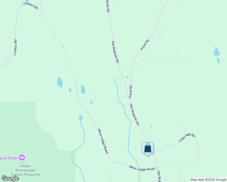 map of restaurants, bars, coffee shops, grocery stores, and more near 692 Old Walpole Road in Surry