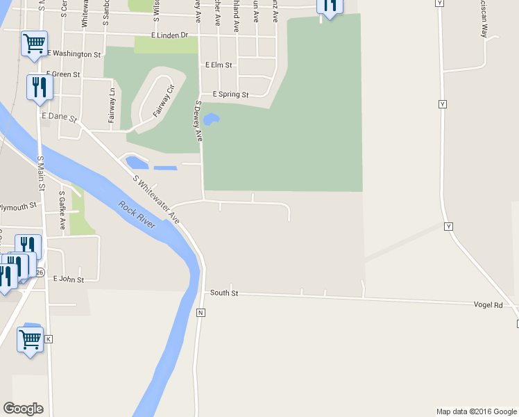 map of restaurants, bars, coffee shops, grocery stores, and more near 630 East Clancy Street in Jefferson