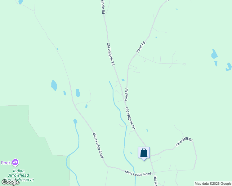 map of restaurants, bars, coffee shops, grocery stores, and more near 692 Old Walpole Road in Surry