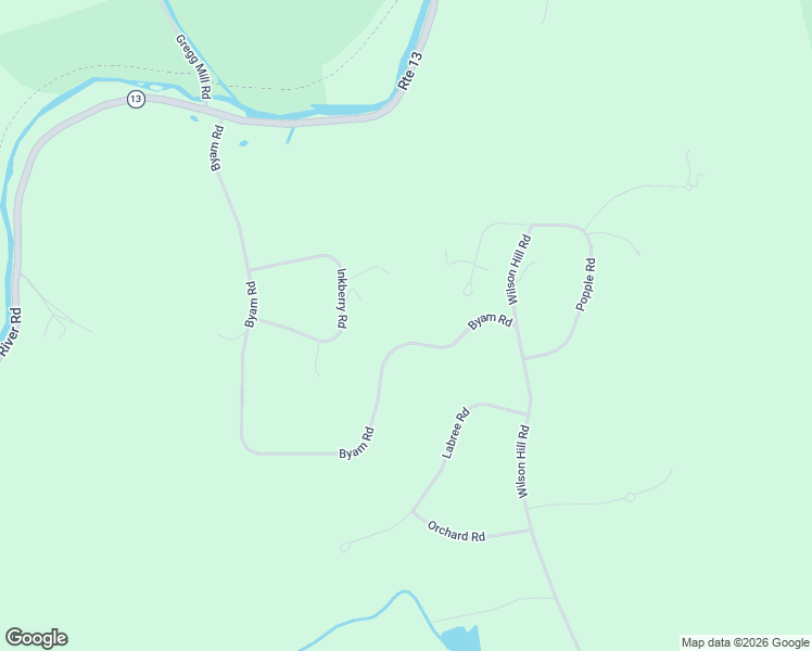 map of restaurants, bars, coffee shops, grocery stores, and more near 193 Byam Road in New Boston