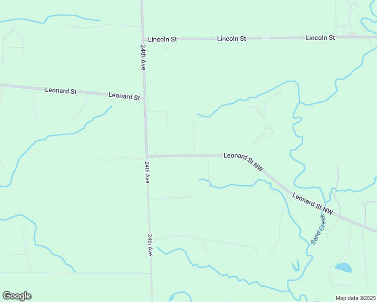 map of restaurants, bars, coffee shops, grocery stores, and more near 2280 Leonard Street Northwest in Marne