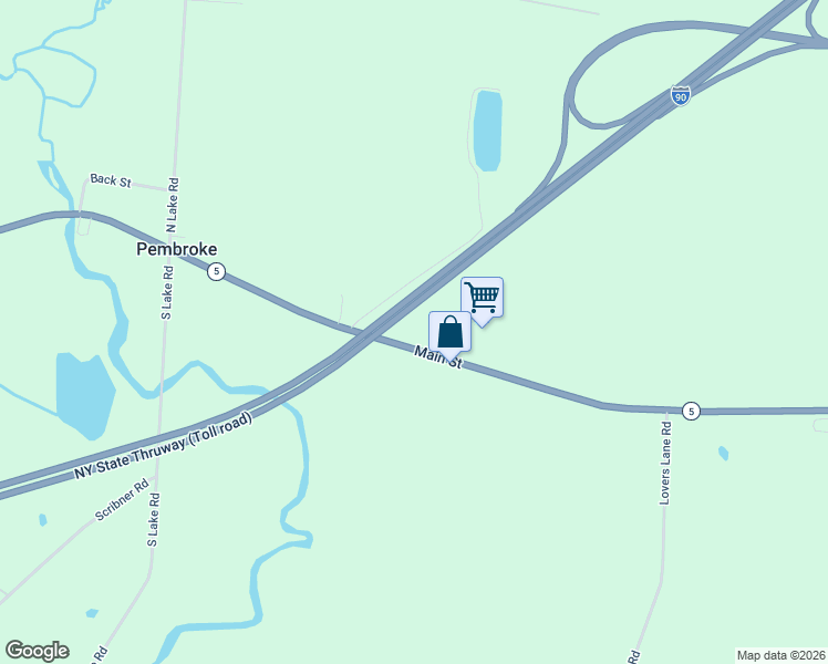 map of restaurants, bars, coffee shops, grocery stores, and more near 823 Main Street in Corfu