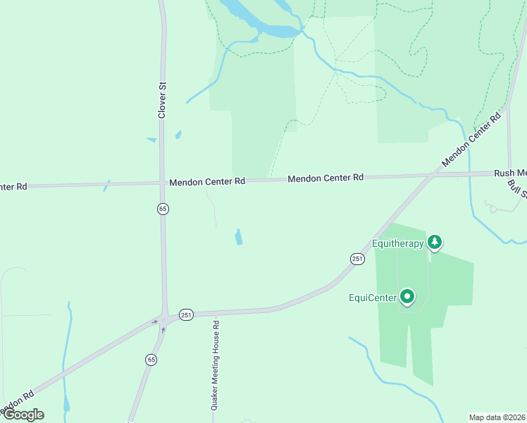 map of restaurants, bars, coffee shops, grocery stores, and more near 290 Mendon Center Road in Honeoye Falls