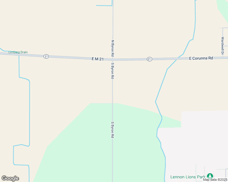 map of restaurants, bars, coffee shops, grocery stores, and more near 225 South Byron Road in Lennon