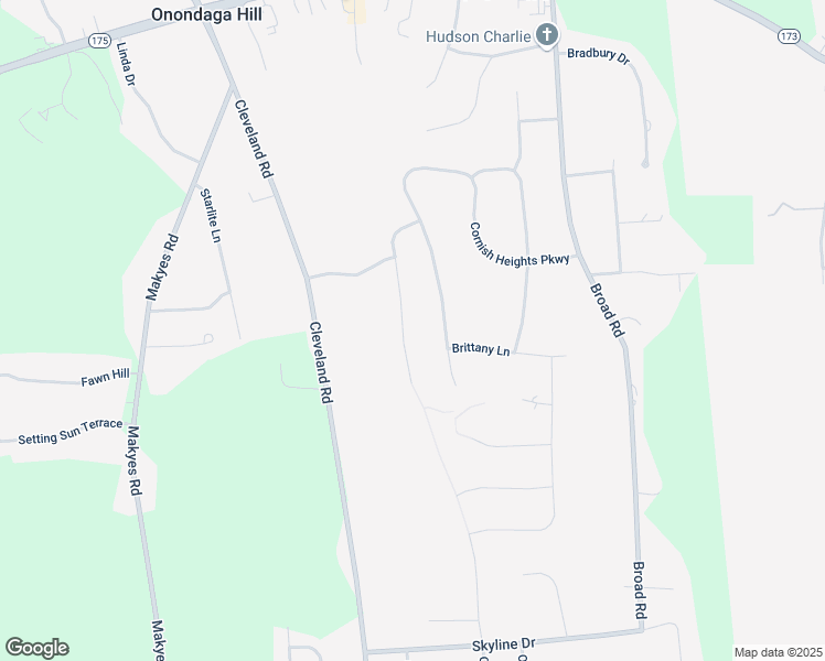 map of restaurants, bars, coffee shops, grocery stores, and more near 4565 Ashfield Terrace in Syracuse
