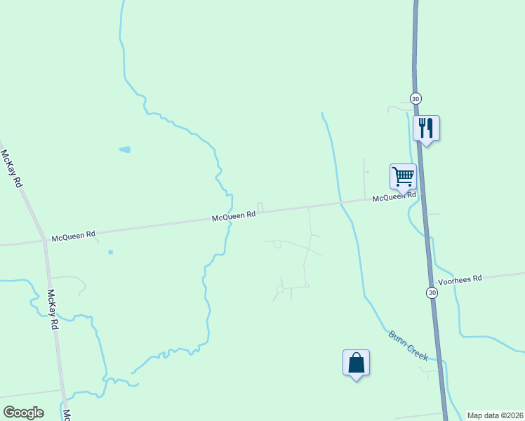map of restaurants, bars, coffee shops, grocery stores, and more near 549 McQueen Road in Amsterdam