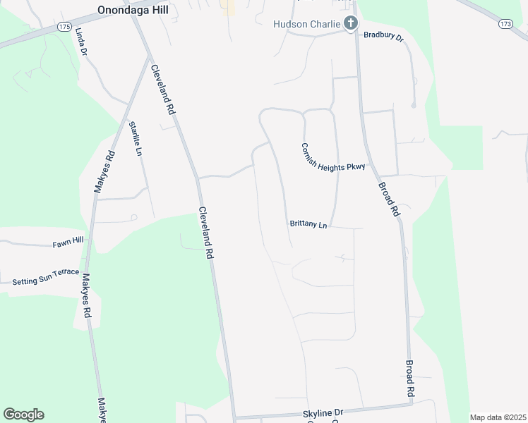 map of restaurants, bars, coffee shops, grocery stores, and more near 4565 Ashfield Terrace in Syracuse