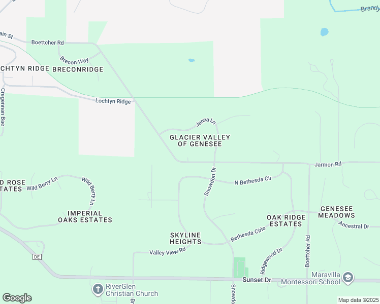 map of restaurants, bars, coffee shops, grocery stores, and more near W302S2676 Boettcher Court in Waukesha