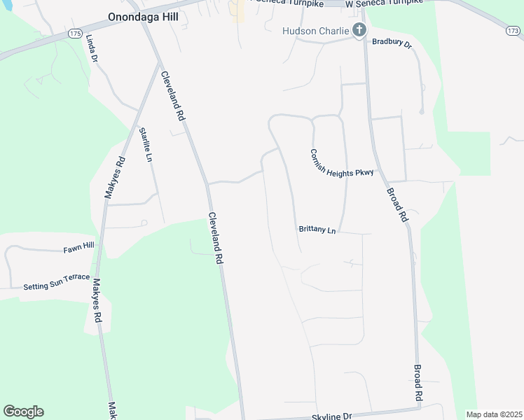 map of restaurants, bars, coffee shops, grocery stores, and more near 4565 Ashfield Terrace in Syracuse