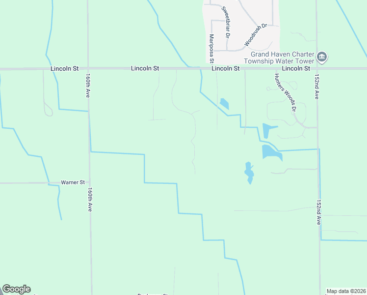 map of restaurants, bars, coffee shops, grocery stores, and more near 14306 Lincoln Street in Grand Haven