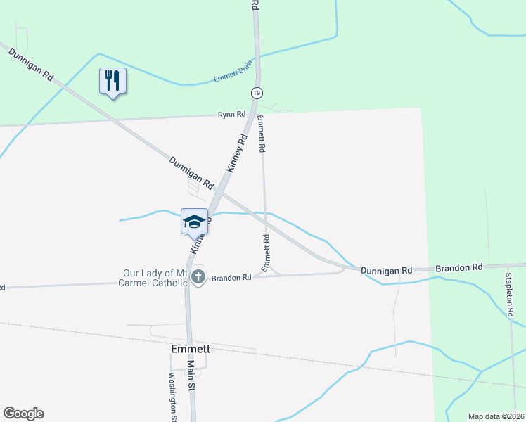 map of restaurants, bars, coffee shops, grocery stores, and more near 10823 Dunnigan Road in Emmett