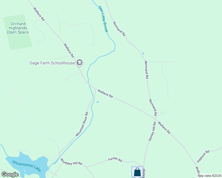 map of restaurants, bars, coffee shops, grocery stores, and more near 293 Wallace Road in Goffstown