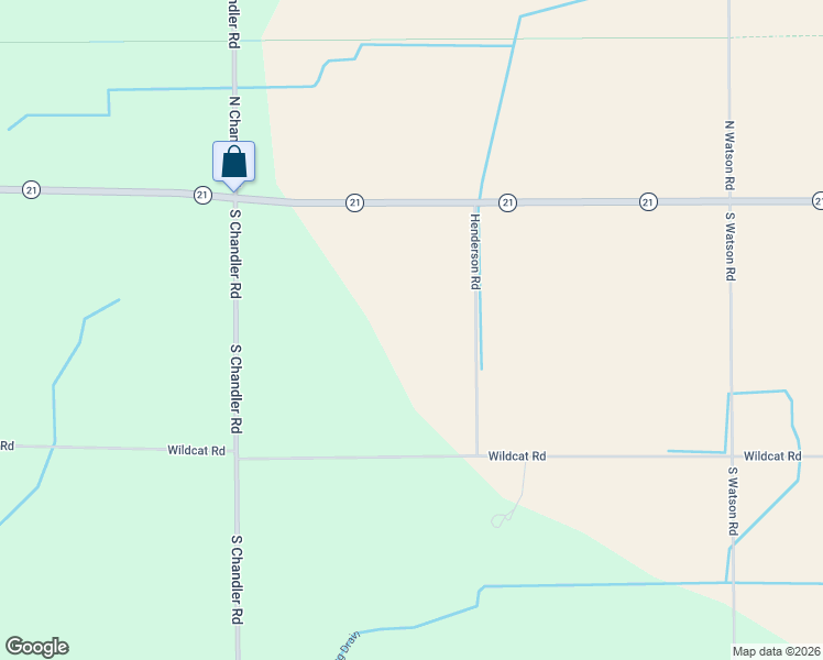 map of restaurants, bars, coffee shops, grocery stores, and more near 1374 Henderson Road in Saint Johns